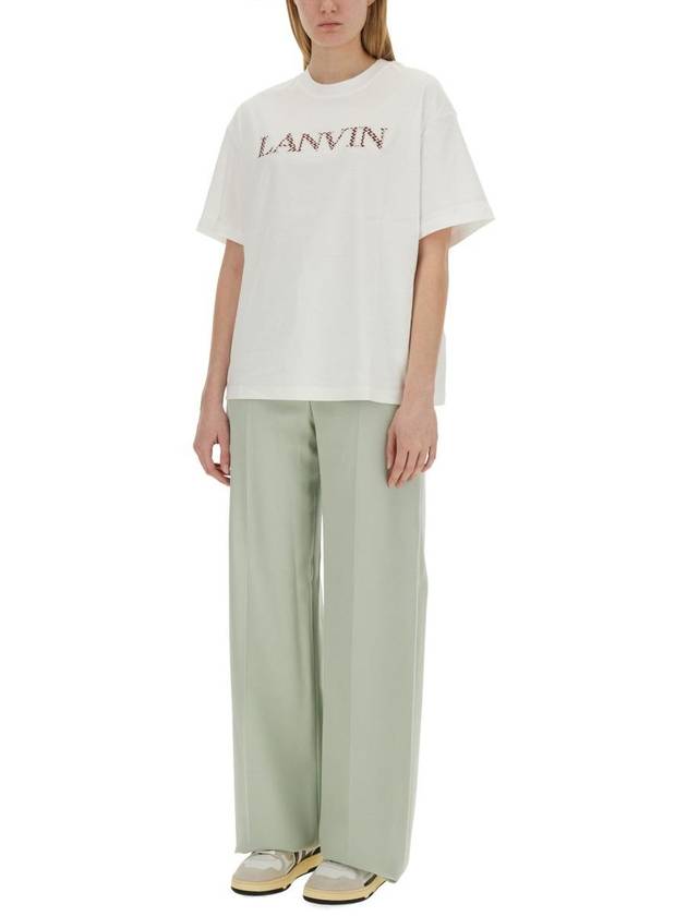 Short Sleeve T-Shirt RW TS0022 J207 P2401 WHITE - LANVIN - BALAAN 3