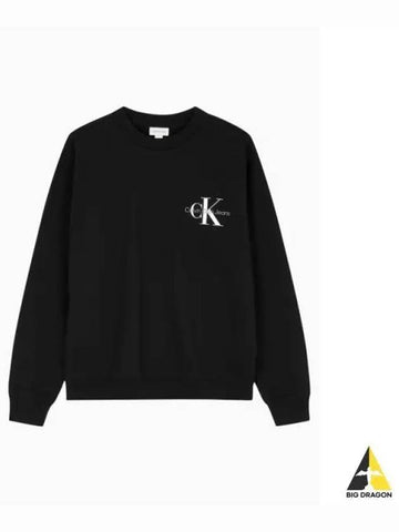 JEANS Unisex Relaxed Fit Monogram Logo Sweatshirt J327361 BEH - CALVIN KLEIN - BALAAN 1