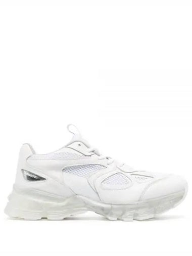 Marathon Transparent Runner Low Top Sneakers White - AXEL ARIGATO - BALAAN 1