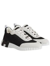 Bouncing Sneakers Mesh Suede Goatskin & Noir Blanc - HERMES - BALAAN 5