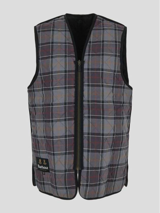 Quilted Waistcoat Zip In Liner Vest Black - BARBOUR - BALAAN 4