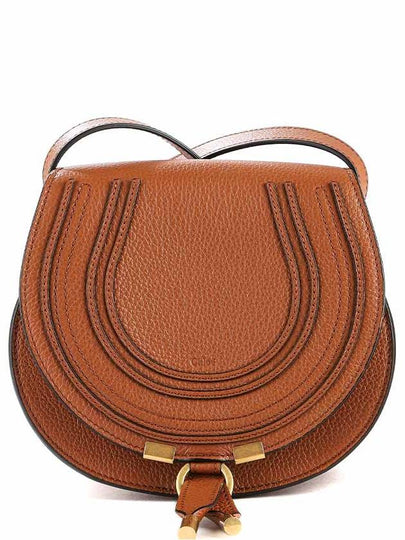 Marcie Saddle Small Grained Leather Cross Bag Tan - CHLOE - BALAAN 2