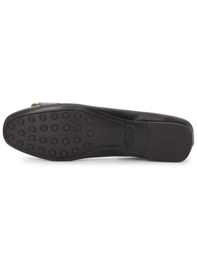 Kate Leather Ballerina Flat Black - TOD'S - BALAAN 6