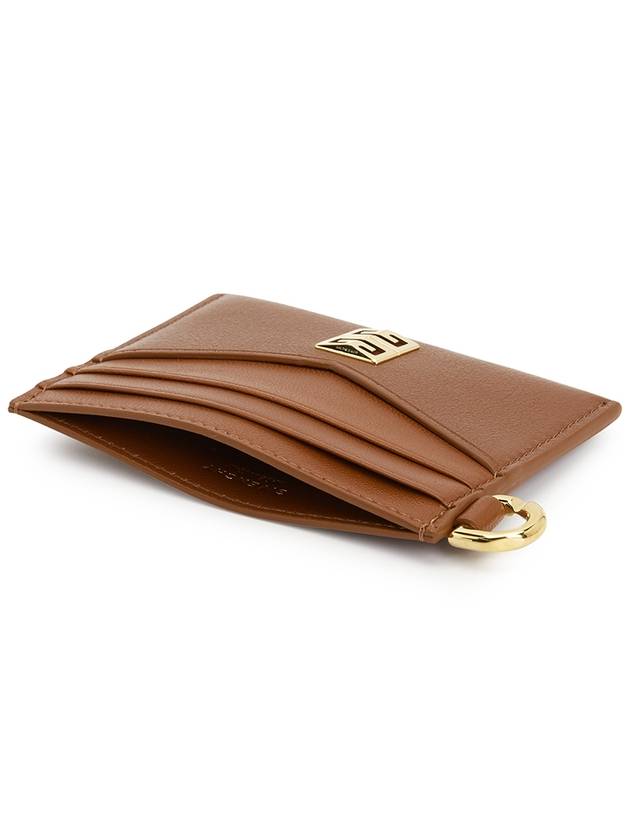 4G Calfskin Card Wallet Brown - GIVENCHY - BALAAN 5