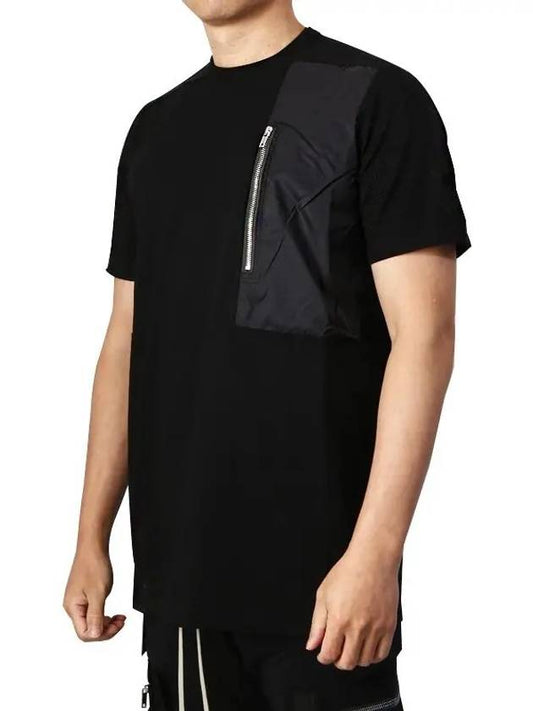 Pocket short sleeve t-shirt RU21S6260 JAND 09 - RICK OWENS - BALAAN 1