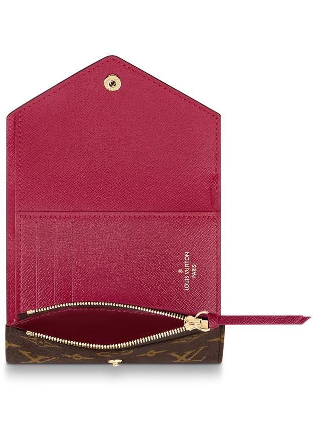 Victorine Monogram Half Wallet Fuchsia - LOUIS VUITTON - BALAAN 4