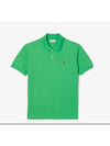 Men's Logo Classic Fit Cotton Short Sleeve Polo Shirt Green - LACOSTE - BALAAN 2