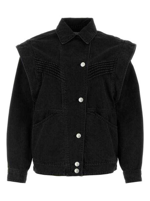 Hamon Denim Jacket Black - ISABEL MARANT - BALAAN 2