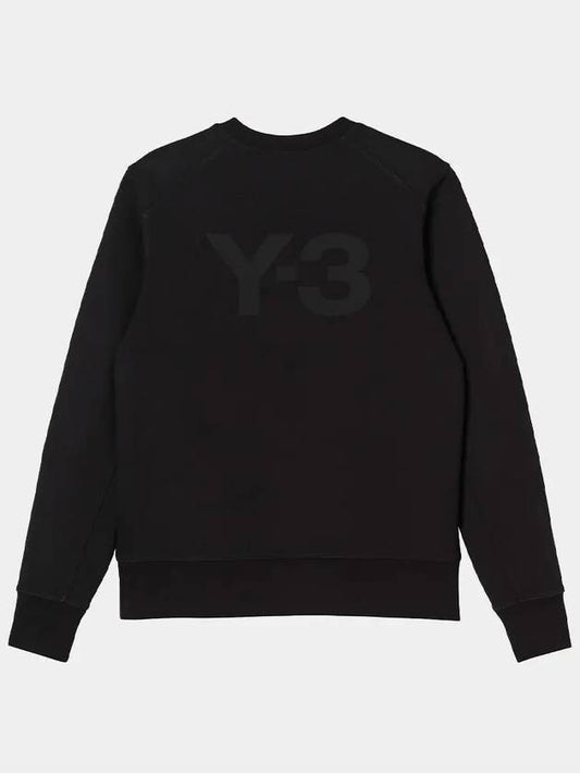 Classic Back Logo Cotton Sweatshirt Black - Y-3 - BALAAN 2