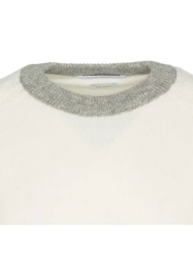 Wool 4 Bar Pullover Knit Top Beige - THOM BROWNE - BALAAN 4