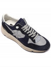 Star Running Sole Suede Low Top Sneakers Grey Navy - GOLDEN GOOSE - BALAAN 4