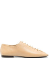 Souris Nappa Leather Flat Classic Derbies Beige - LEMAIRE - BALAAN 1