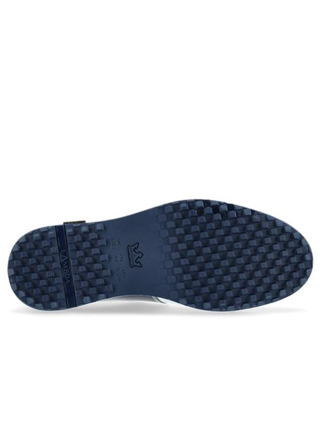 Men's Leather Spikeless Padua Blue White - LAMBDA - BALAAN 4