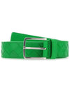 Intrecciato Leather Belt Paraket - BOTTEGA VENETA - BALAAN 1