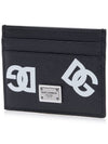 Logo Print Leather Card Wallet Black - DOLCE&GABBANA - BALAAN 3