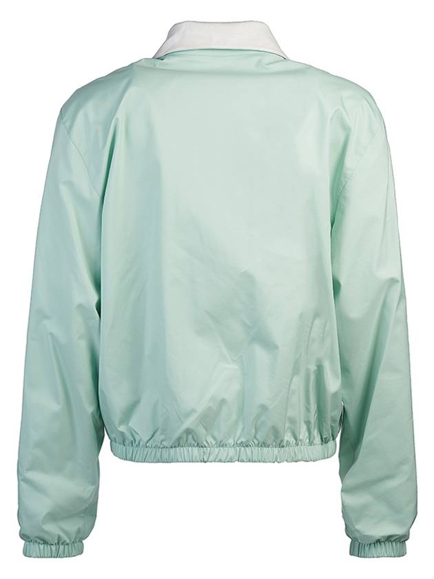 Microfiber Strorm System Windmate Bomber Jacket Aquamarine - LORO PIANA - BALAAN 5