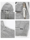 Zipped Hoodie Grey - TOM FORD - BALAAN 5