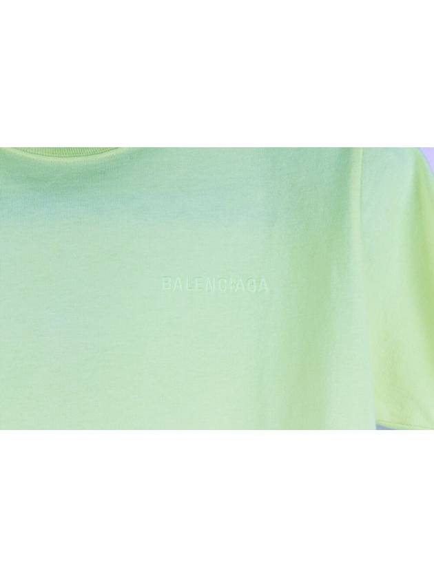 Back logo neon short sleeve t shirt M - BALENCIAGA - BALAAN 2