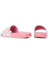 Jeanne Logo Print Slippers Pink - MONCLER - BALAAN.