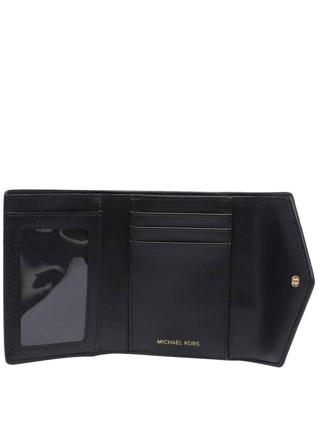 Carmen Medium Saffiano Leather Tri-Fold Half Wallet Black - MICHAEL KORS - BALAAN 7