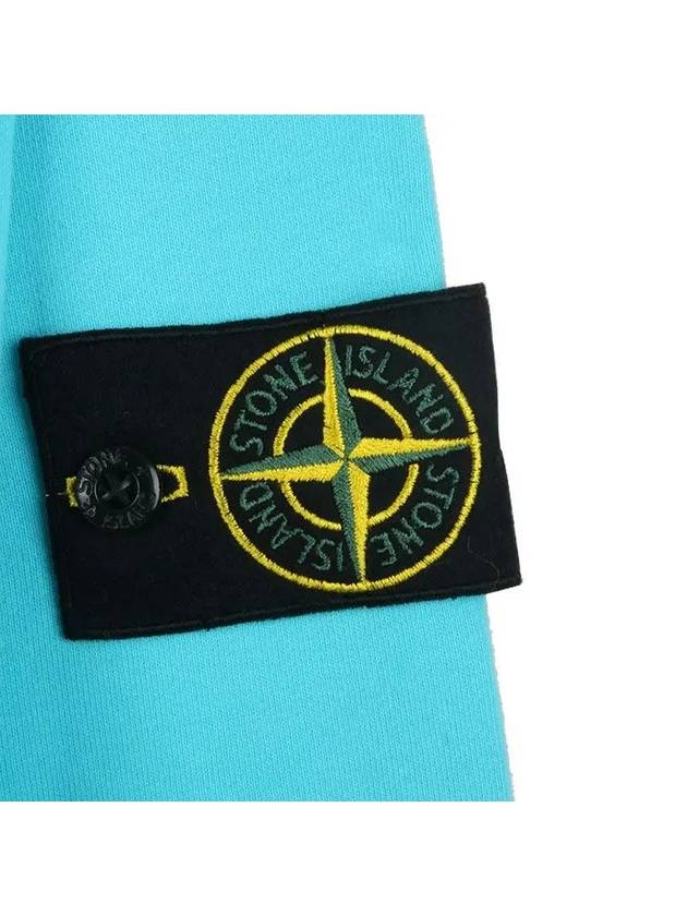 Wappen Patch Crew Neck Sweatshirt Turquoise - STONE ISLAND - BALAAN 3