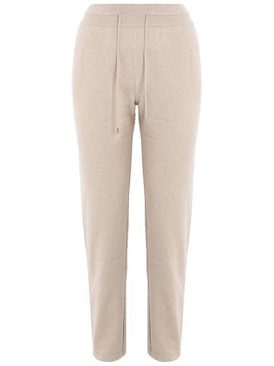 Merano Cashmere Track Pants Ivory - LORO PIANA - BALAAN.