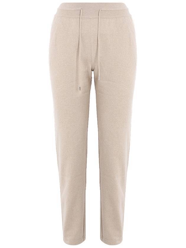 Merano Cashmere Track Pants Natural Melange - LORO PIANA - BALAAN 1