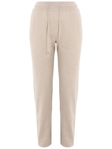 Merano Cashmere Track Pants Natural Melange - LORO PIANA - BALAAN 1