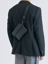 Newport LX Leather Mini Cross Bag Black - NATIONAL PUBLICITY - BALAAN 4