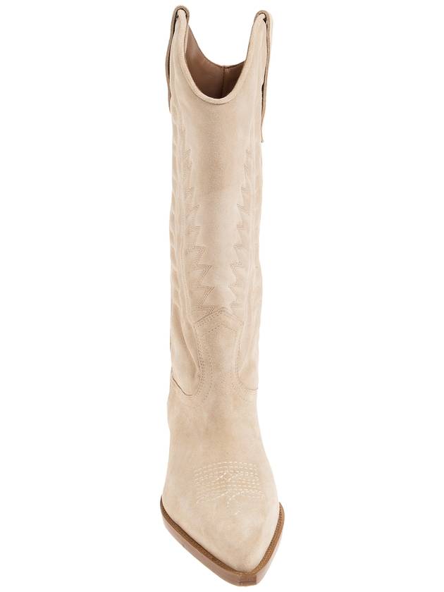 Paris Texas ‘Rosario' Heeled Cowboy Boots, Women's, Beige - PARIS TEXAS - BALAAN 6