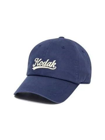 KODAK Apparel Lettering Relax Fit Ball Cap NAVY - KODO - BALAAN 1