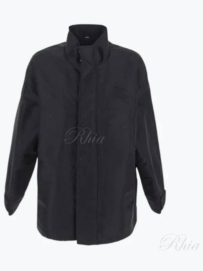 Nylon Salford Down Zip-Up Jacket Black - BURBERRY - BALAAN 2