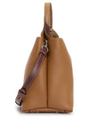 Logo Mini Leather Tote Bag Brown - TOD'S - BALAAN 4