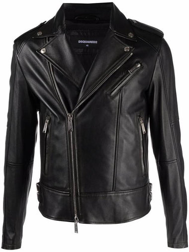 DSQUARED2 KIODO LEATHER JACKET - DSQUARED2 - BALAAN 1