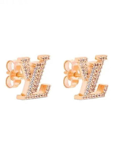 LV Iconic Earrings Blush - LOUIS VUITTON - BALAAN 1