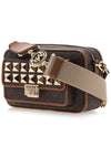 Studded Bradshaw Shoulder Bag Brown - MICHAEL KORS - BALAAN 3