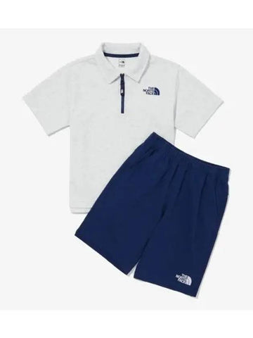 The North Face KIDS Marion Crew Set NT7UQ12S HGY - THE NORTH FACE - BALAAN 1