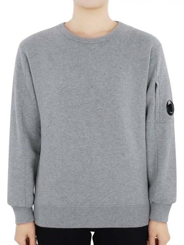 Kids Lens Wappen Fleece Sweatshirt Grey - CP COMPANY - BALAAN 3