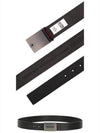 Logo Leather Belt Black - HUGO BOSS - BALAAN 4