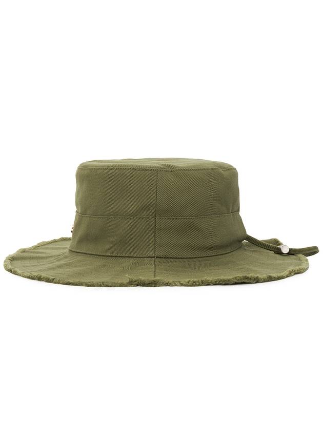 Le Bob Artichaut Cotton Bucket Hat Khaki - JACQUEMUS - BALAAN 4