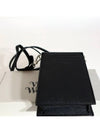 Fake Leather ORB Logo Strap Phone Pouch Black - VIVIENNE WESTWOOD - BALAAN 6