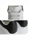 Oversized Leather Black Tab Low Top Sneakers White - ALEXANDER MCQUEEN - BALAAN 8