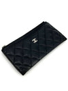 Lambskin bill pouch zipper long wallet card slot - CHANEL - BALAAN 2