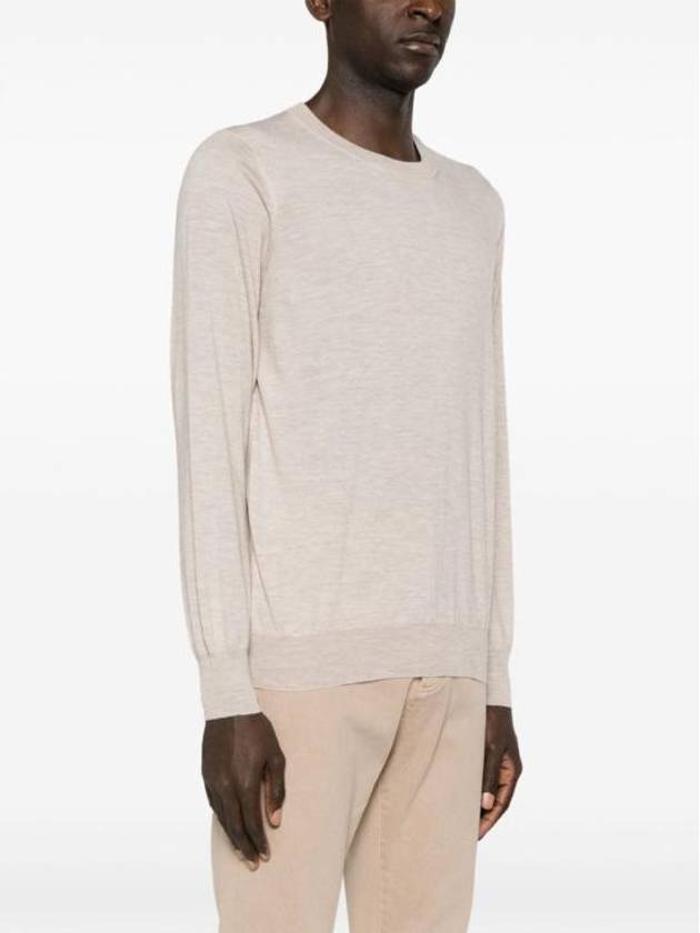 Wool Cashmere Knit Top Beige - BRUNELLO CUCINELLI - BALAAN 6