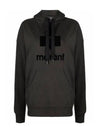 Mansel Logo Hoodie Faded Black - ISABEL MARANT - BALAAN 2