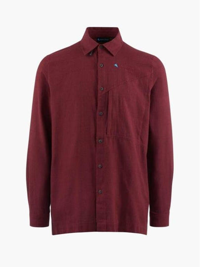 Men's Helheim Long Sleeve Shirt Tawny Red - KLATTERMUSEN - BALAAN 2