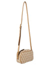 Raffia Camera Cross Bag Beige - FENDI - BALAAN 9