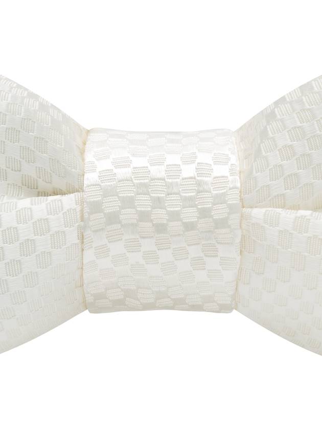 Tom Ford Textured Bow Tie, Men's, White - TOM FORD - BALAAN 3