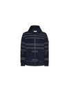 Men's Wappen Patch Zip-up Jacket Navy - STONE ISLAND - BALAAN 2