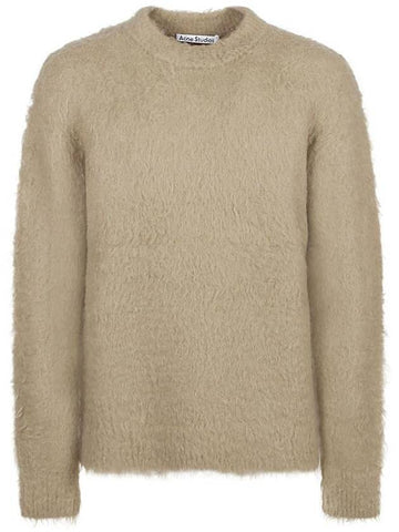 Mohair Wool Jumper Knit Top Beige - ACNE STUDIOS - BALAAN 1